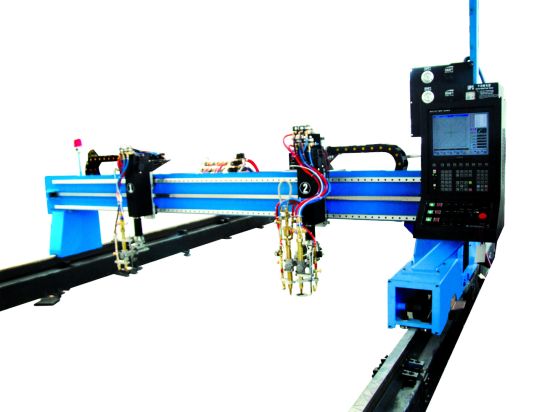 Hordozható CNC plazmavágó gép és automatikus gáztisztító gép acélpályával