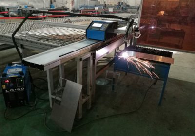Kína gyártó Computer Controlled CNC plazma vágó használata vágott alumínium rozsdamentes acél / vas / fém