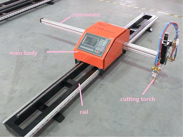 Új termék CNC plazmavágó gép fémlemez 1200 * 1200mm munkaterület