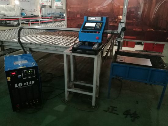Nagy sebességű fémlemez plazma asztali CNC vágógép huayuan áramszolgáltatóval